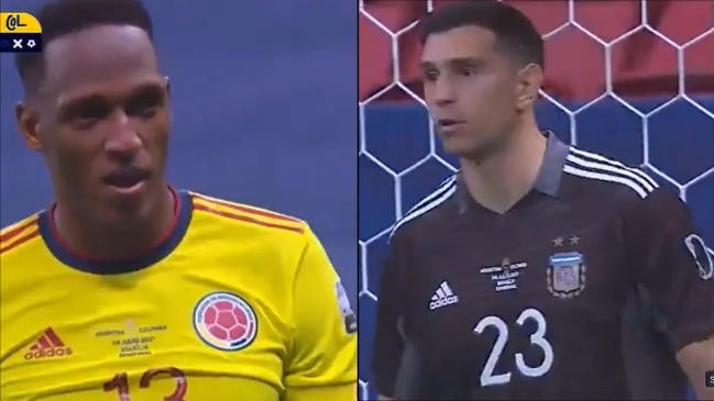 “Mira que te como, hermano”: La comentada frase de Emiliano Martínez en el penal de Yerry Mina