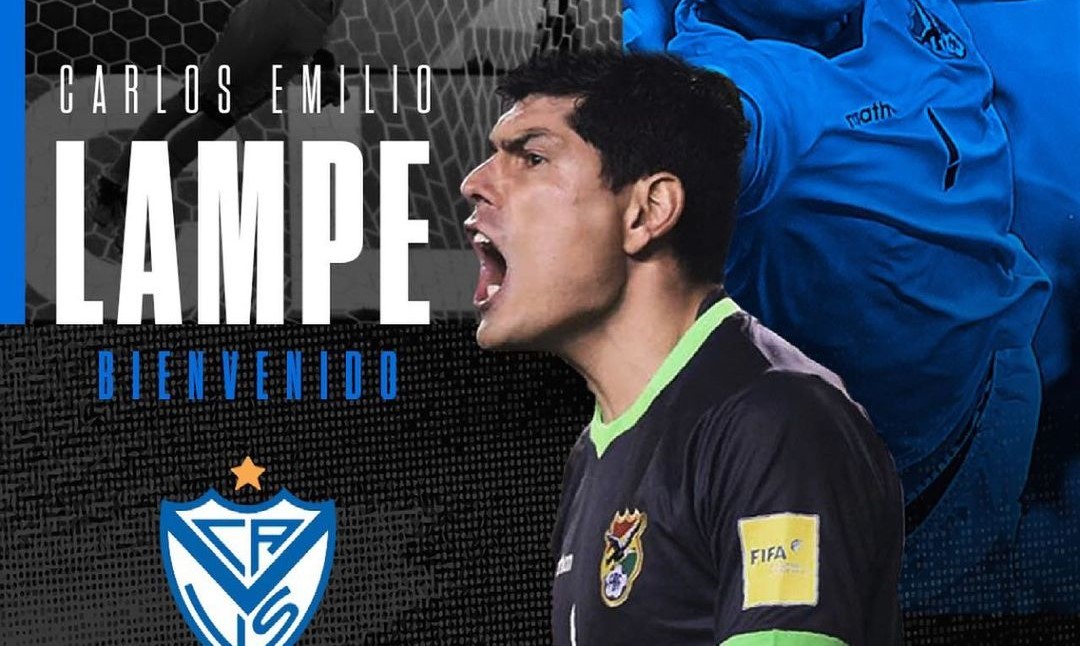 Vélez Sarsfield anunció el fichaje del portero Carlos Lampe