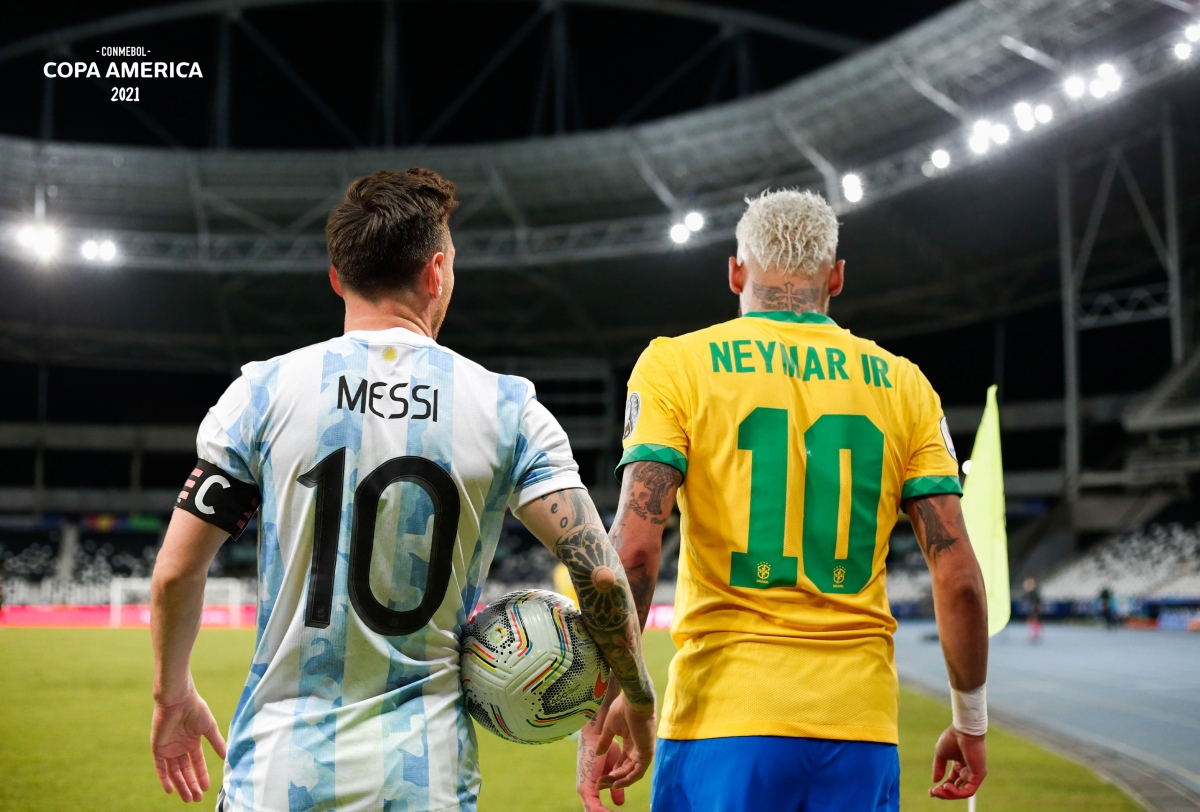 Lionel Messi y Neymar fueron elegidos los mejores jugadores de Copa América por Conmebol