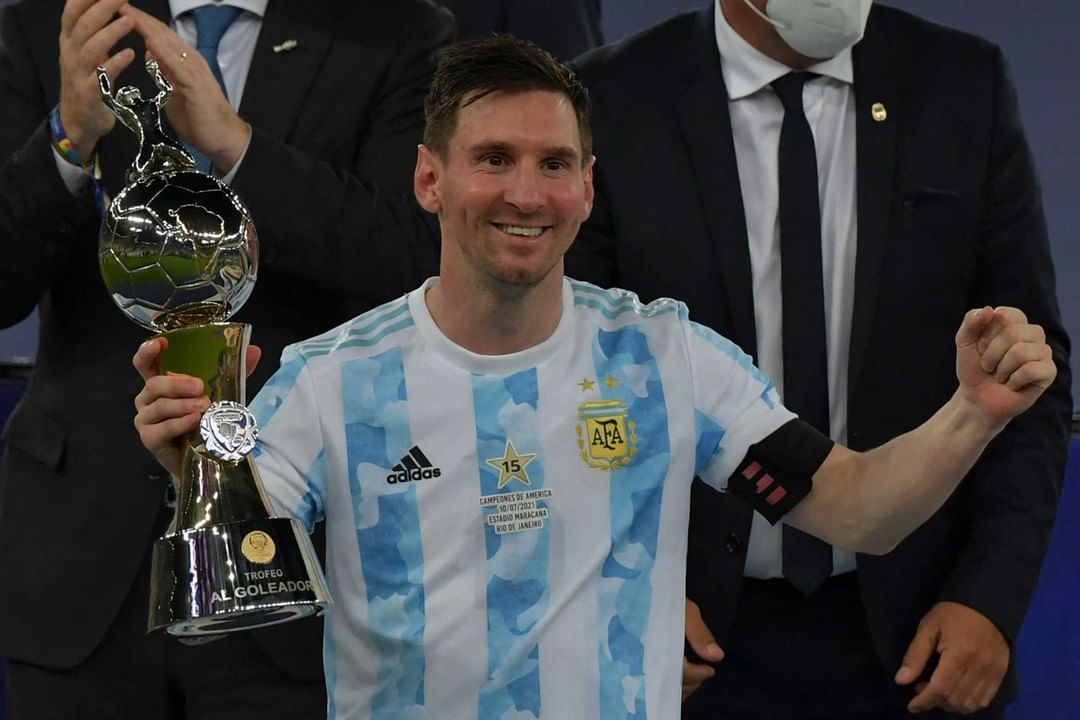 Messi encabezó las premiaciones como mejor jugador y goleador de la Copa América