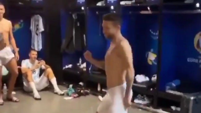 “¡Papu Dance!”: Alejandro Gómez se lució con baile en festejos de Argentina por el título de la Copa América