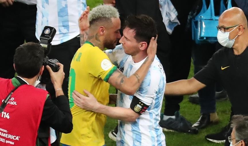 Neymar a Messi: Disfruta, el fútbol te estaba esperando para ese momento
