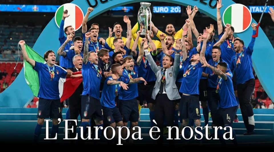 “Europa es nuestra”: La exultante reacción de la prensa italiana por el título de la Euro 2020