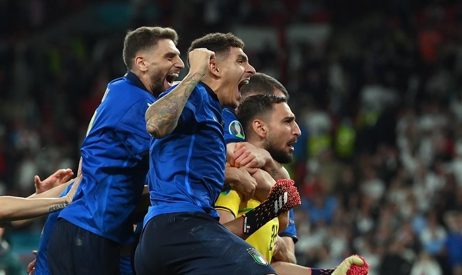 Los números que dejó la final de la Eurocopa que Italia le ganó a Inglaterra en Wembley