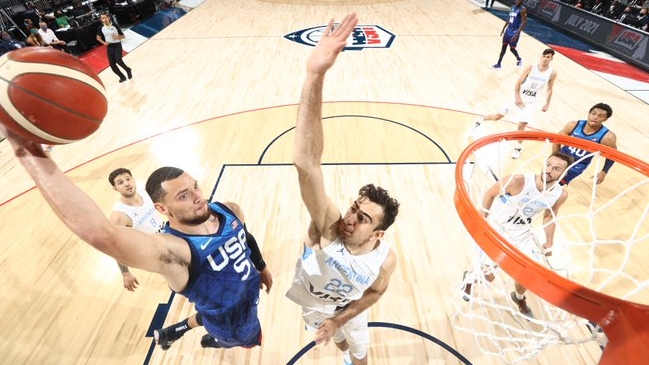 Estados Unidos demolió a Argentina en partido de preparación para los Juegos Olímpicos