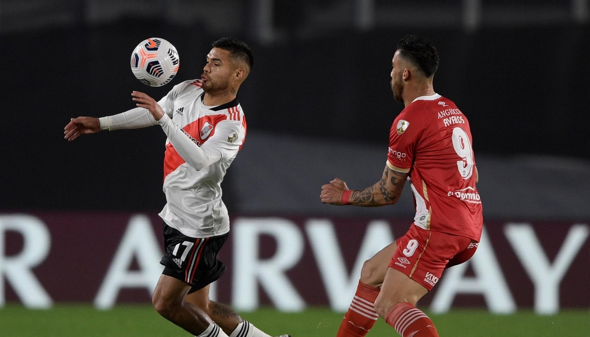 Paulo Díaz retornó con gran nivel en empate de River Plate con Argentinos Jrs. en la Libertadores