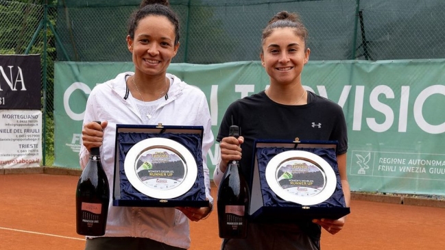 Bárbara Gatica fue subcampeona en el torneo de dobles del ITF de Italia 07A