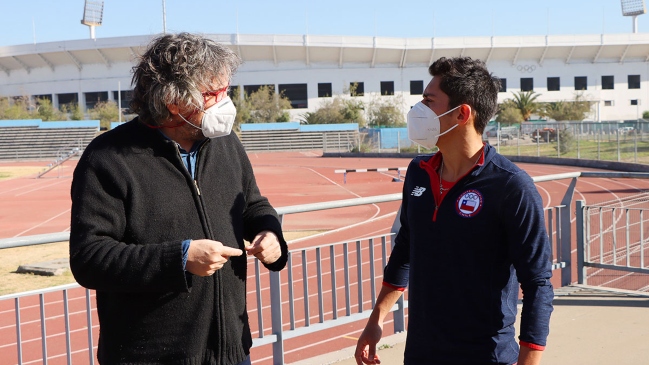 Esteban Bustos recibió apoyó de la Municipalidad de Huechuraba antes de partir a Tokio