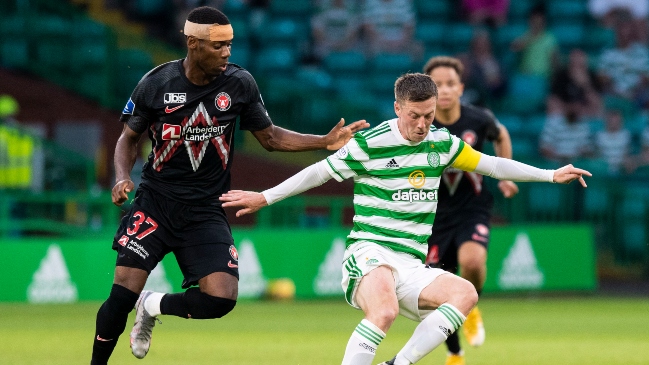 Celtic y Midtjylland igualaron en un friccionado duelo de golazos en la Champions League