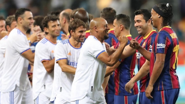 Real Madrid se impuso a Barcelona en un espectacular Clásico de leyendas en Israel