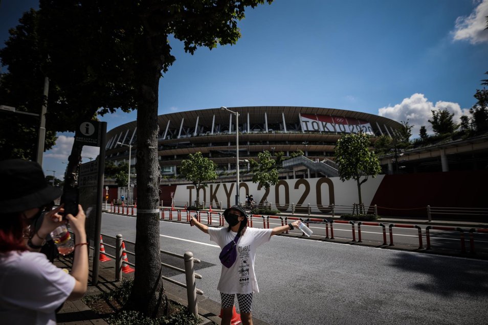 El ambiente en Tokio a un día de la ceremonia inaugural de los Juegos Olímpicos