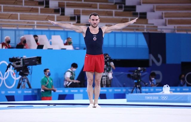 Tomás González cumplió con la práctica oficial en la gimnasia artística en Tokio 2020
