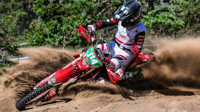 Ruy Barbosa ganó su primer podio en Mundial 2021 de Moto Enduro FIM