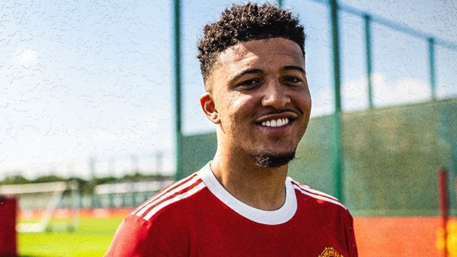 Jadon Sancho fue presentado en Manchester United: Es un sueño hecho realidad