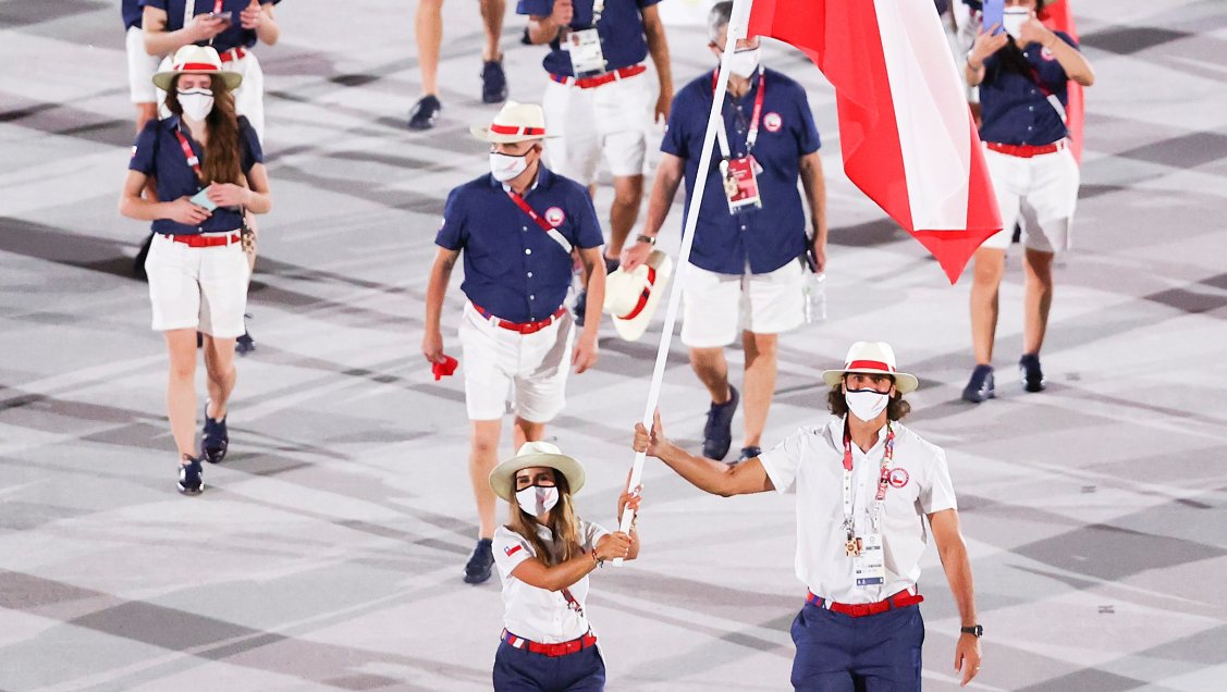 Orgullo nacional: El desfile del Team Chile en la ceremonia inaugural de Tokio 2020