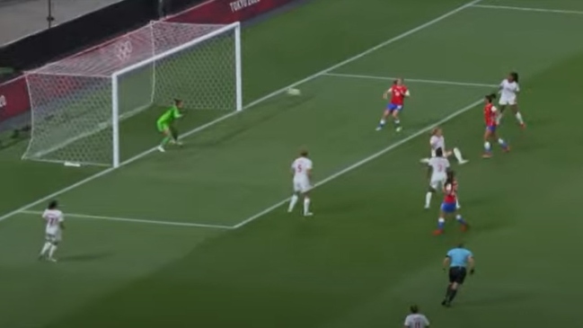 ¡Otra vez el travesaño! María José Urrutia tuvo en sus pies el empate de Chile ante Canadá