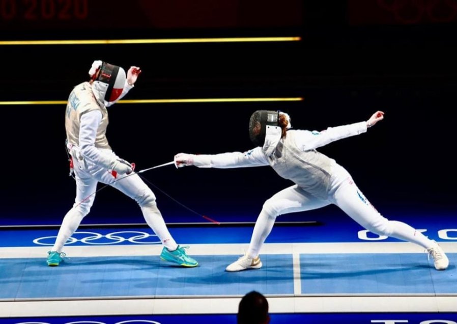 La participación de Katina Proestakis en la esgrima de los Juegos de Tokio 2020