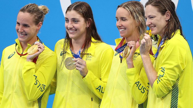 ¡Con récord mundial! Australia obtuvo oro en el relevo 4×100 femenino de Tokio 2020