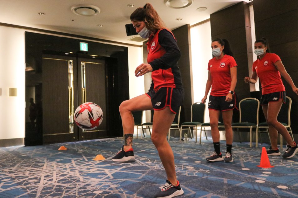 La Roja Femenina entrenó en Miyagi con miras a su crucial duelo ante Japón en los Juegos Olímpicos
