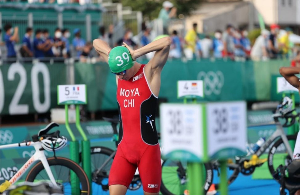 Diego Moya se estrenó en Juegos Olímpicos con un puesto 30 en el triatlón