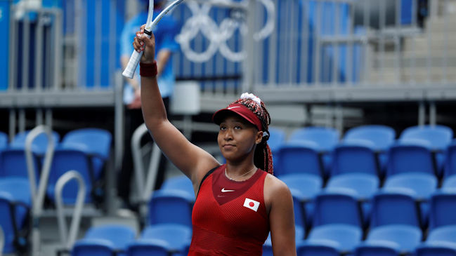Naomi Osaka avanzó a octavos de final del tenis olímpico tras fugaz triunfo sobre Viktorija Golubic