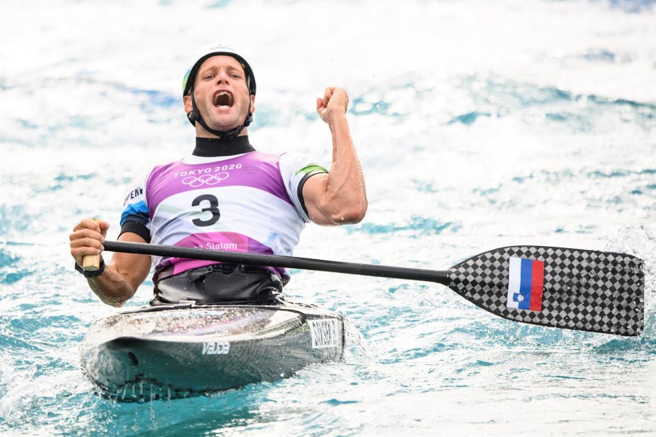 El esloveno Benjamin Savsek conquistó el oro olímpico en el canotaje eslalon