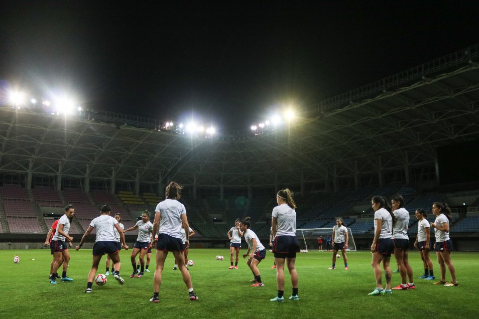 La Roja Femenina entrenó pensando en dar el golpe ante Japón