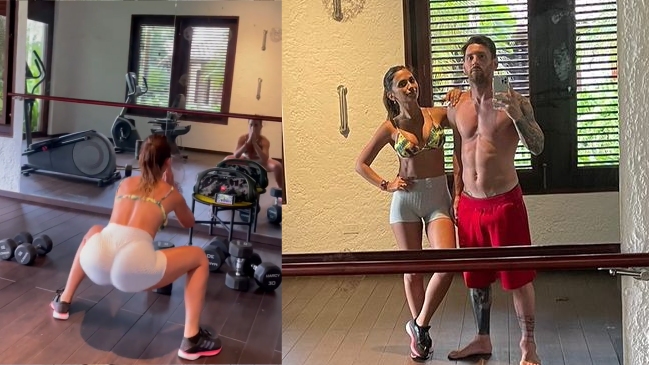Lionel Messi exhibió intensos trabajos de su esposa Antonela Rocuzzo