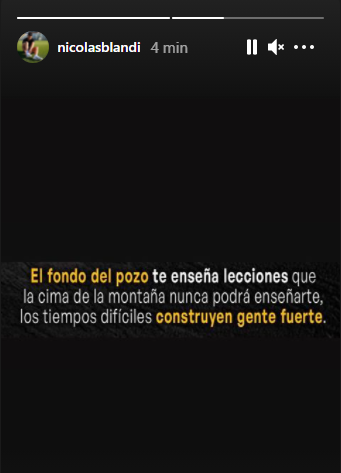 Nicolás Blandi tras su salida de Colo Colo: Los tiempos difíciles construyen gente fuerte