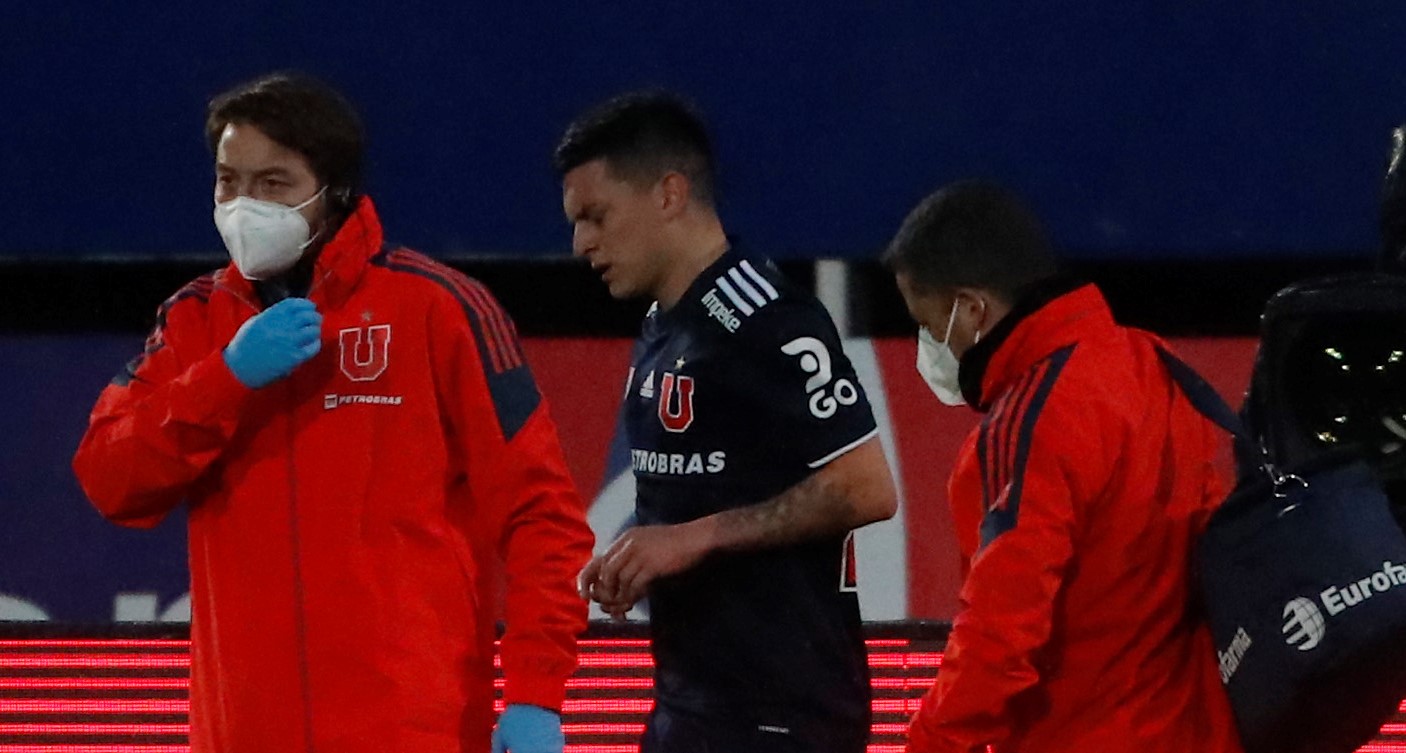 Pablo Aránguiz sufrió un esguince que lo marginará del clásico ante la UC