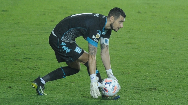 Gabriel Arias fue figura en Racing al atajar un penal ante Aldosivi