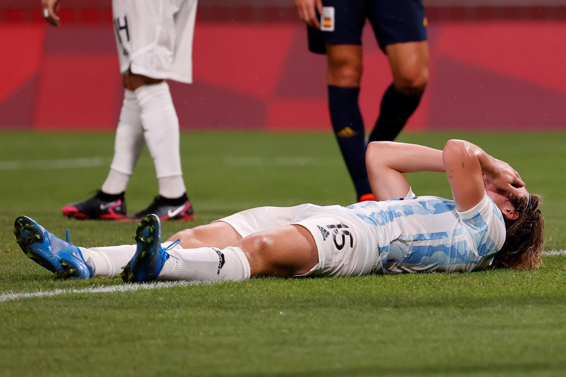 Argentina igualó con España y quedó eliminada en el fútbol masculino de Tokio 2020