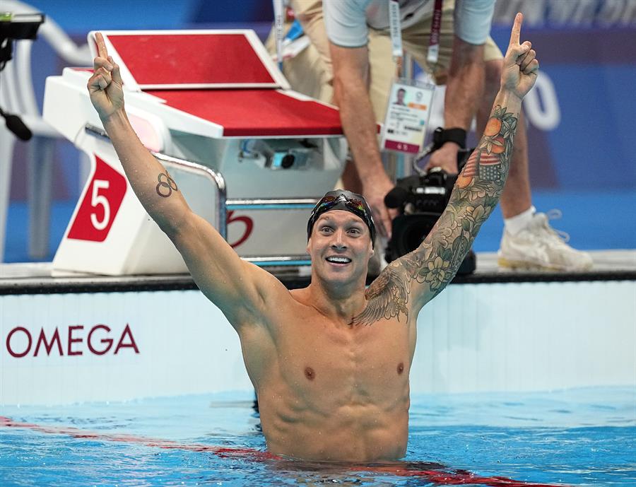 ¡Con récord olímpico! Caeleb Dressel ganó su segundo oro en Tokio 2020 en los 100 metros estilo libre