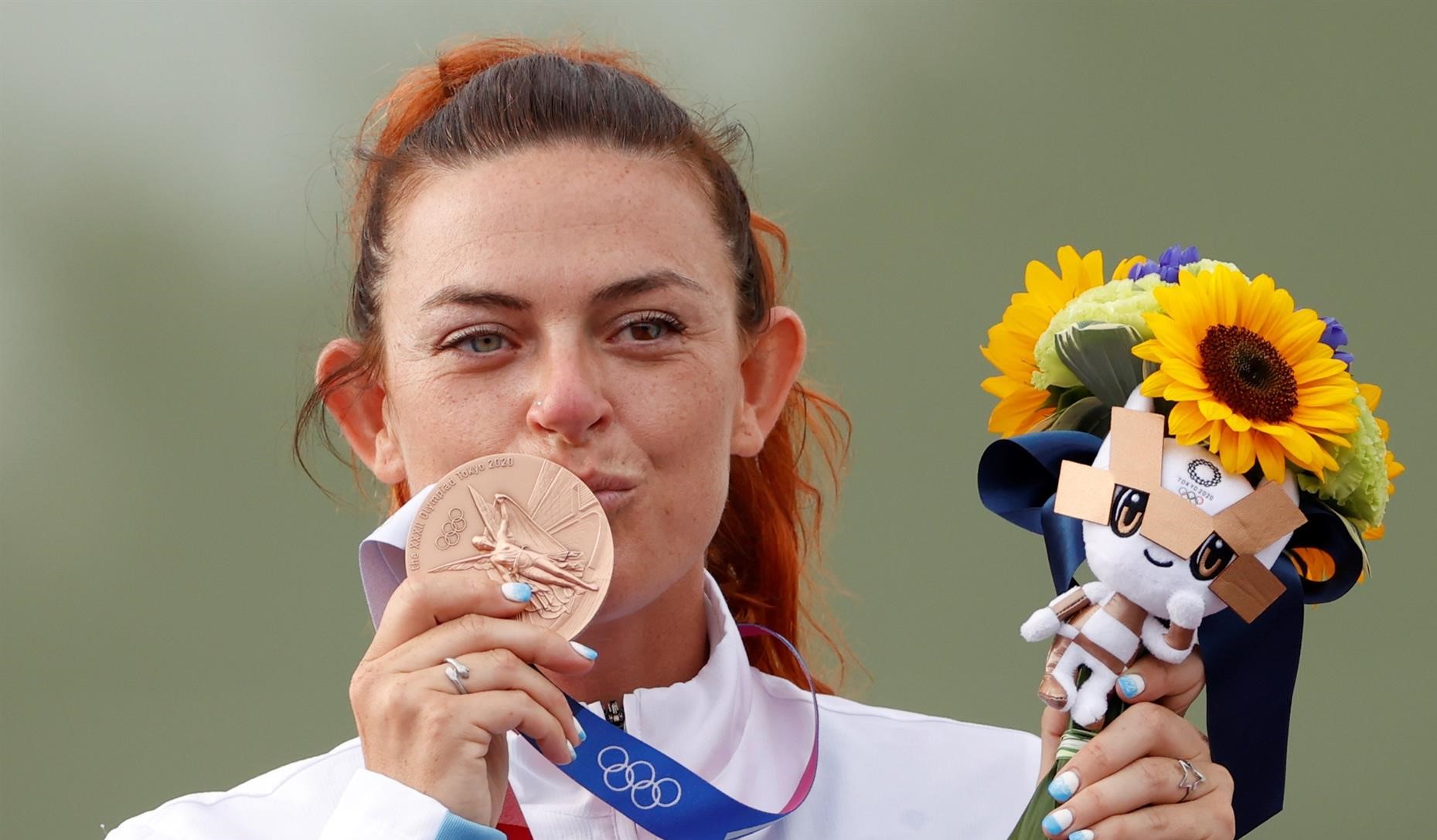 La tiradora Alessandra Perilli dio a San Marino la primera medalla olímpica de su historia