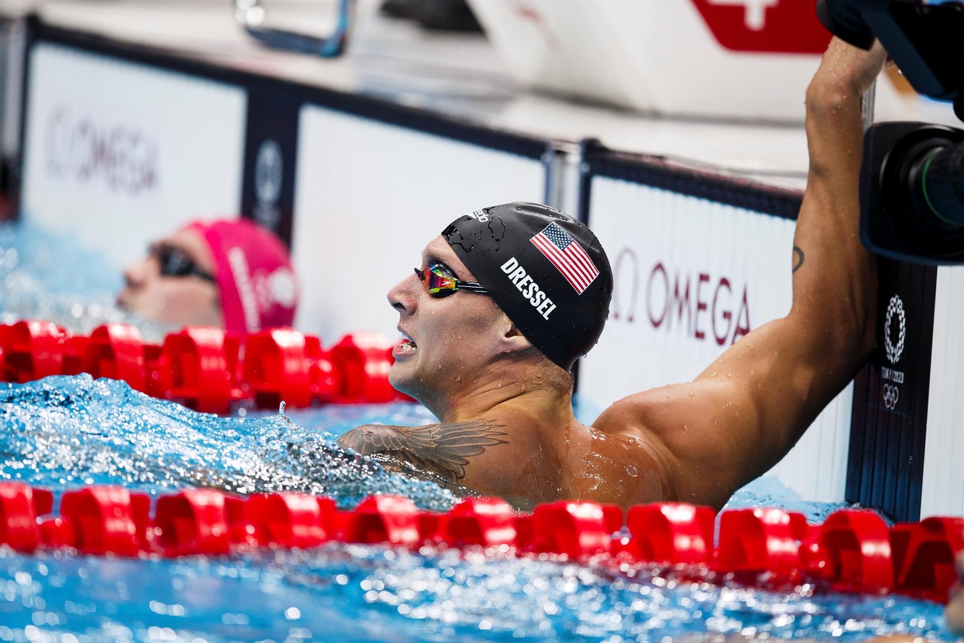Caeleb Dressel igualó el récord olímpico de los 100 metros mariposa