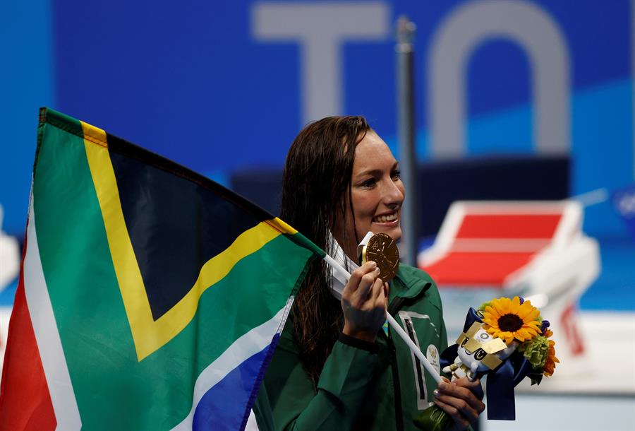 Tatjana Schoenmaker le dio el oro a Sudáfrica y estableció nuevo récord mundial en 200 metros pecho