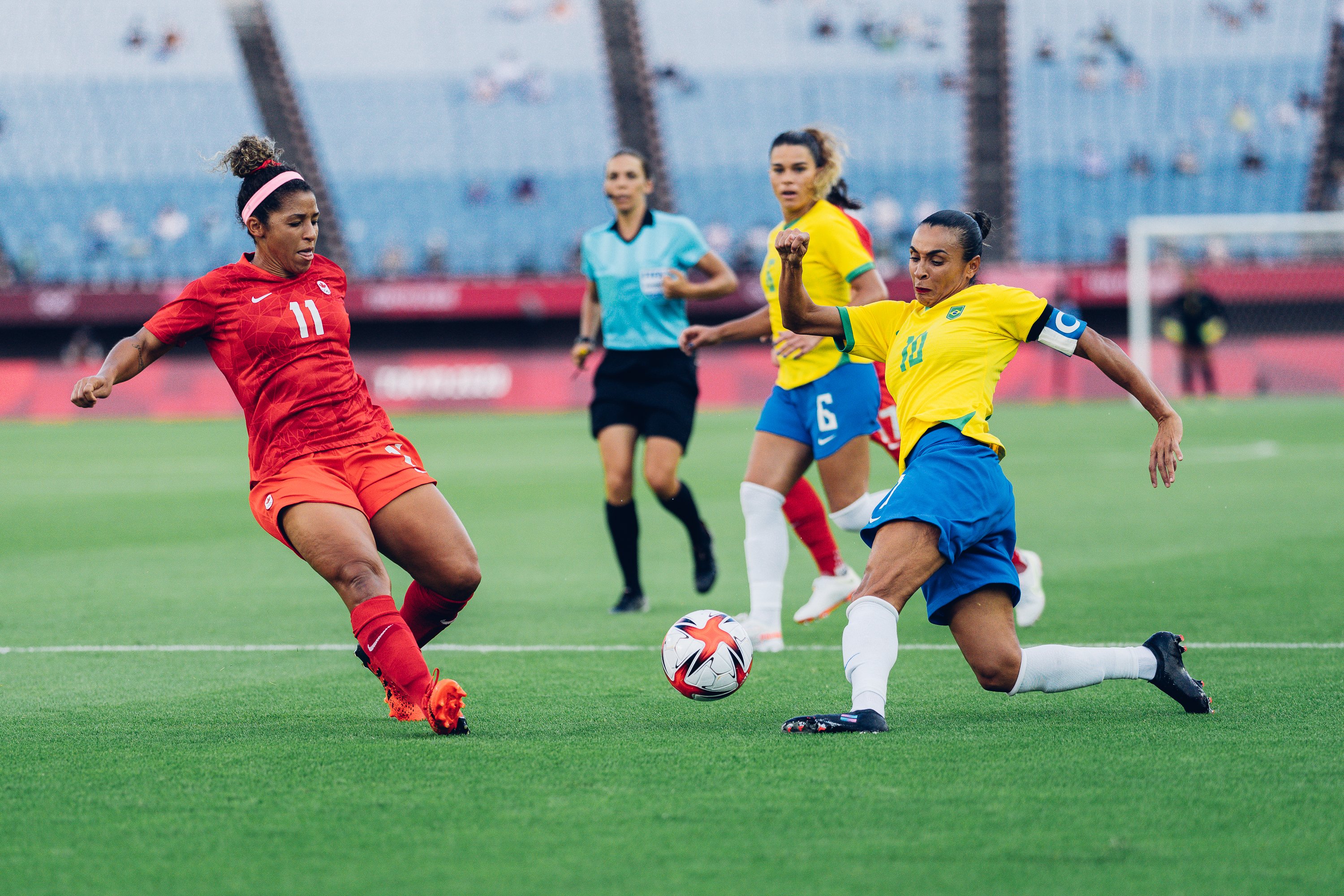 Canadá eliminó a Brasil en los penales y pasó a semifinales en el fútbol femenino de Tokio 2020