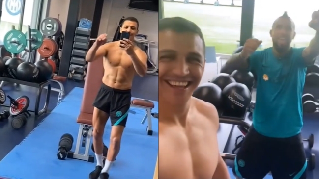 Alexis y Arturo trabajan motivados en la pretemporada de Inter de Milán