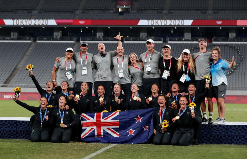 Nueva Zelanda ganó ante Francia la medalla de oro en la final femenina del rugby 7