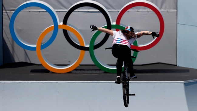 Macarena Pérez tuvo una destacada participación en la final del Ciclismo BMX Freestyle en Tokio