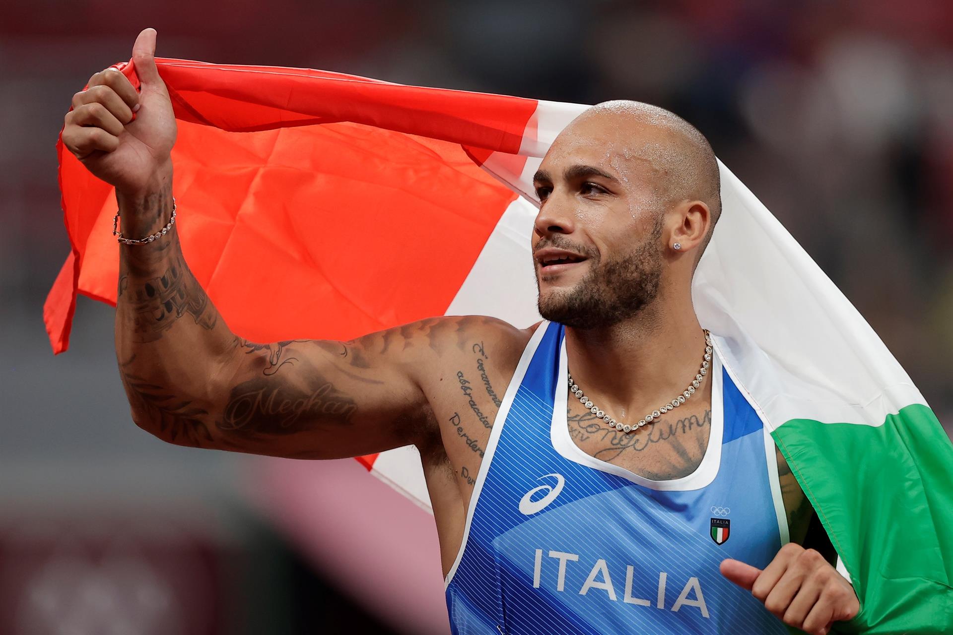 El italiano Marcell Lamont Jacobs es nuevo rey de la velocidad al ganar los 100 metros en Tokio 2020