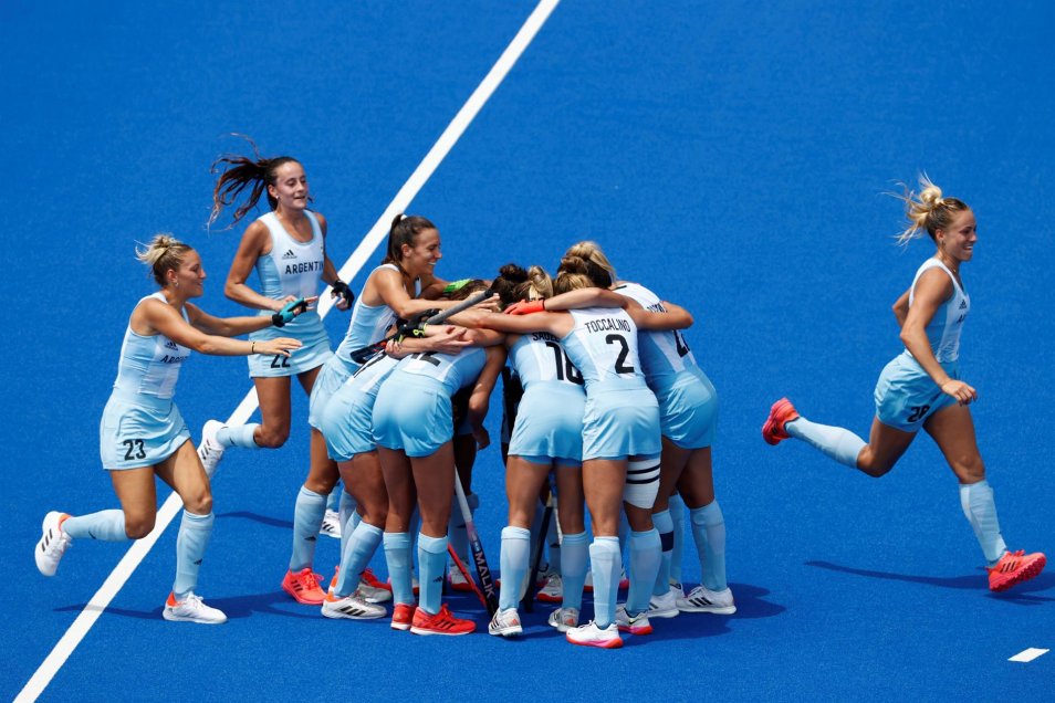 Argentina derrotó a Alemania y clasificó a las semifinales del hockey césped femenino
