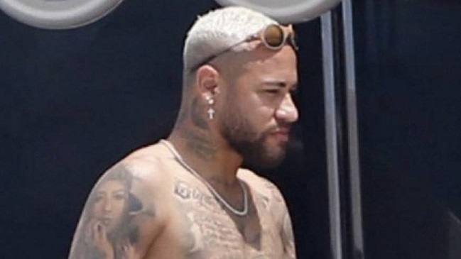 Neymar sorprendió con su estado físico en sus vacaciones en Ibiza