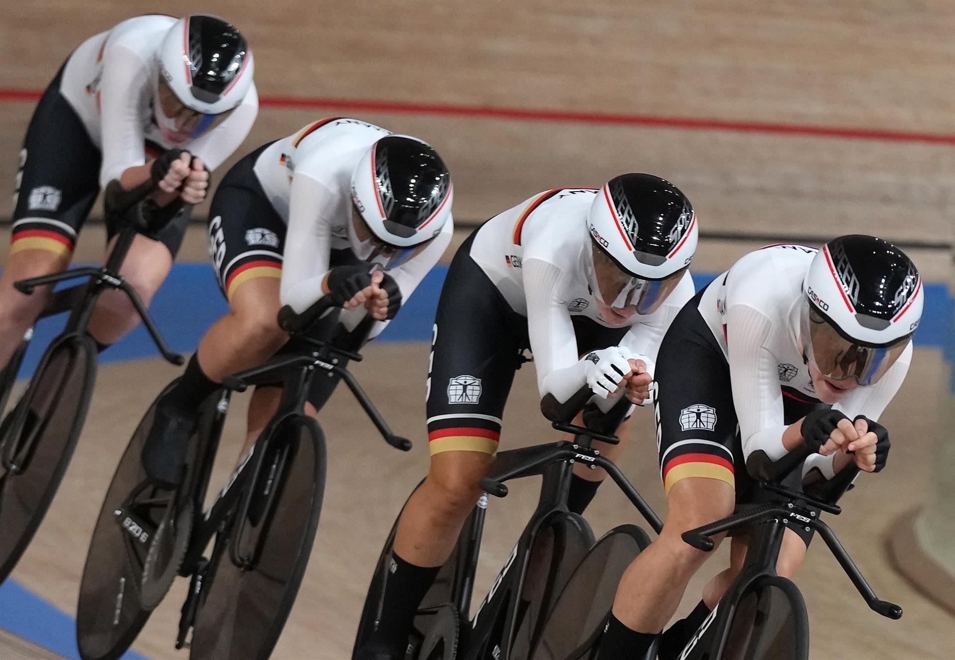 Alemania conquistó el oro en la persecución por equipos femenino con nuevo récord mundial