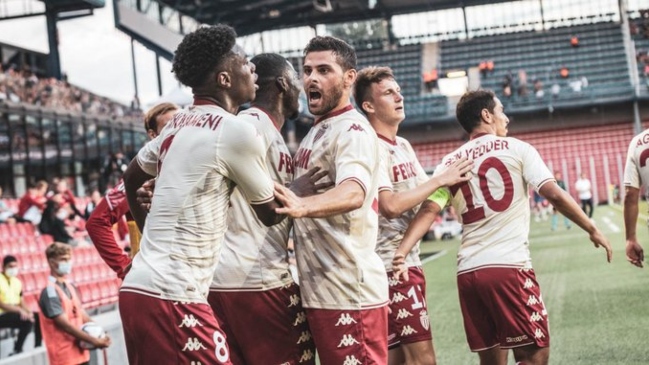 Monaco debutó con un triunfo sobre Sparta Praga en la Champions League