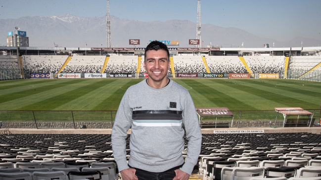 Gonzalo Fierro visitó el Estadio Monumental tras anunciar su retiro del fútbol