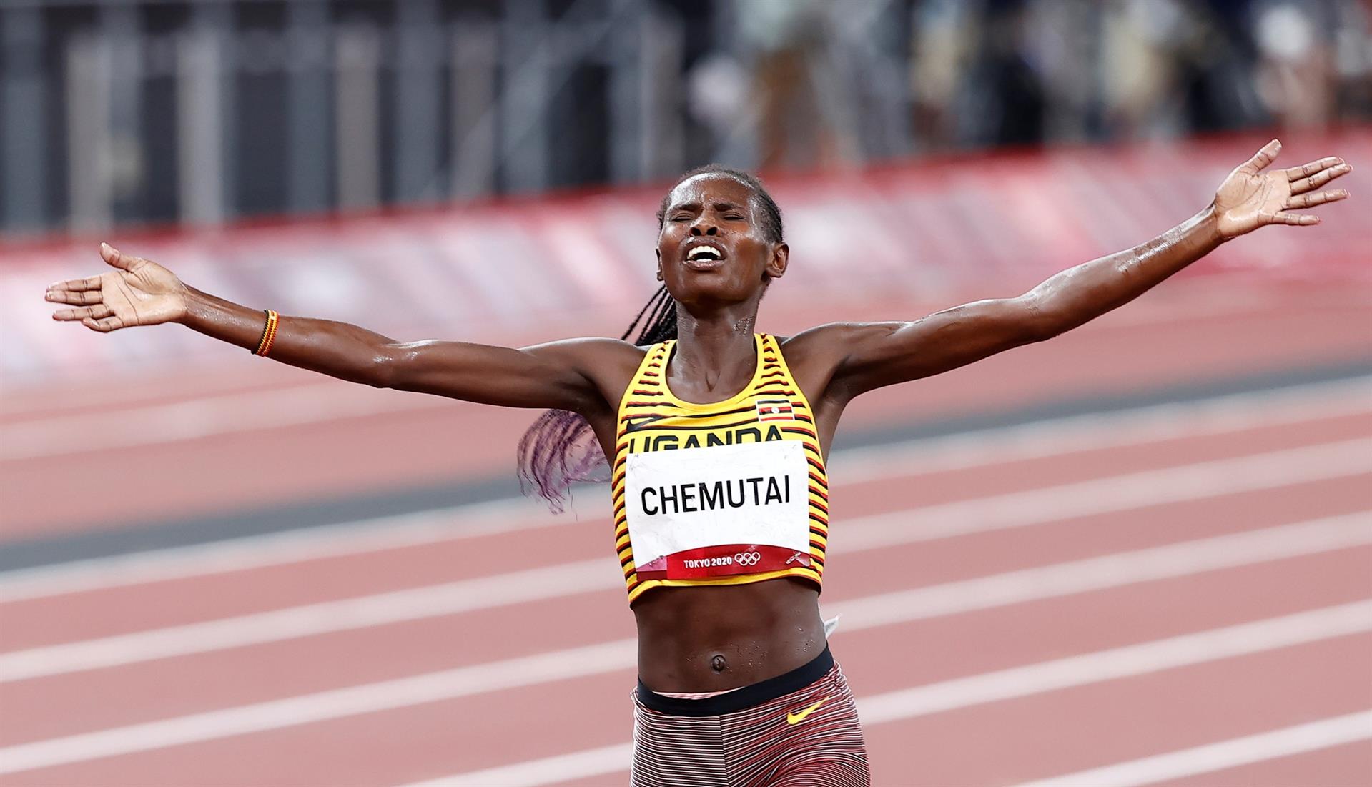 Peruth Chemutai se coronó campeona de los 3.000 metros con obstáculos en Tokio 2020