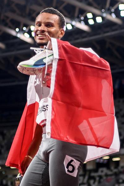 El triunfo del canadiense Andre de Grasse en los 200 metros planos de Tokio 2020