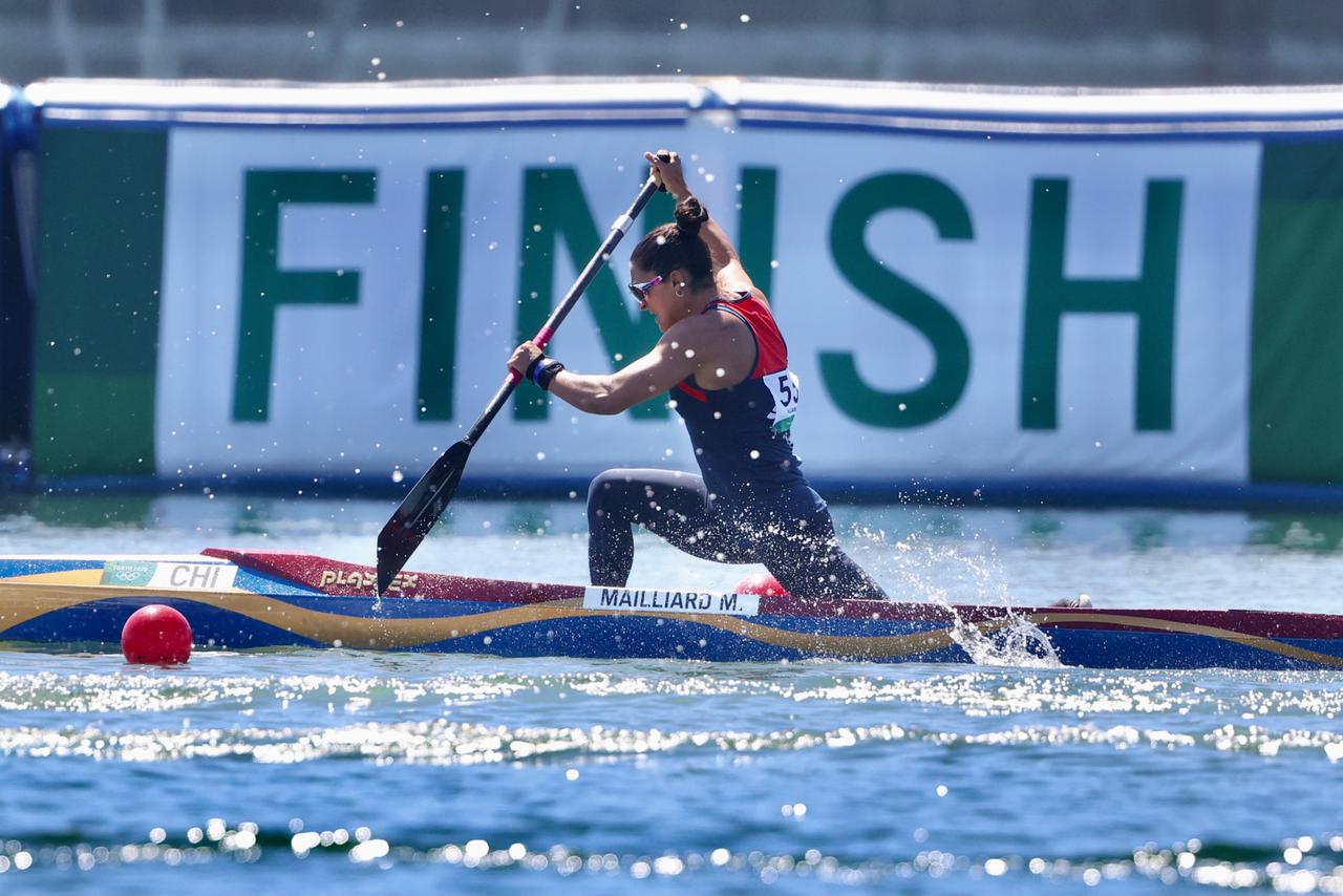 María José Mailliard fue segunda en la Final B y remató décima en el canotaje de Tokio 2020