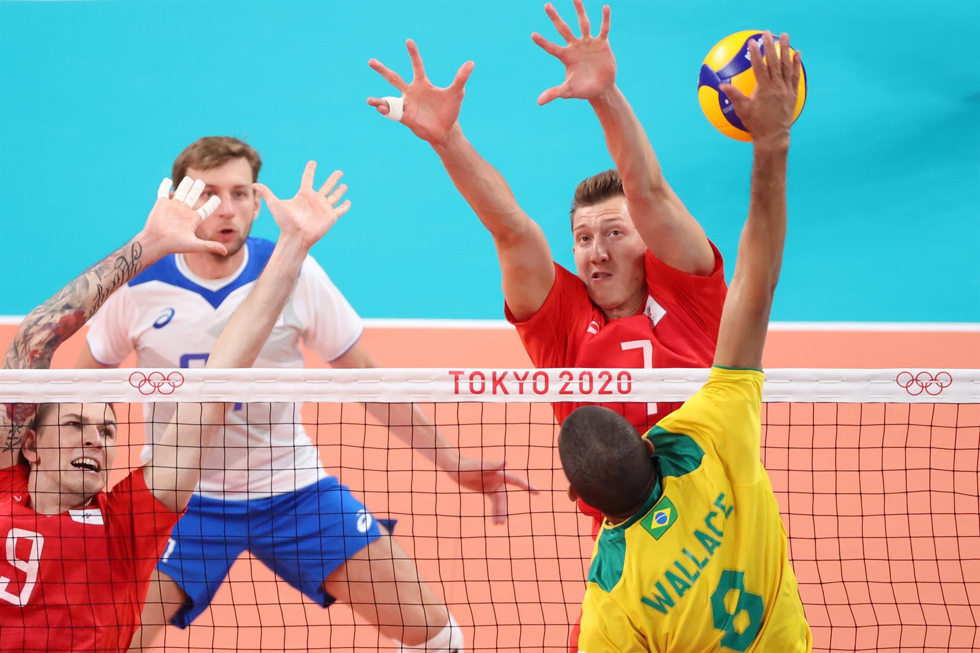 Rusia dejó a Brasil sin su quinta final olímpica consecutiva en el voleibol masculino